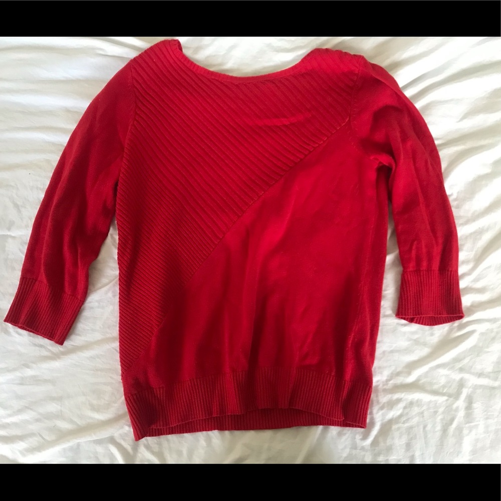 Red sweater